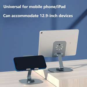 Portable 360 Degree Adjustable Flexible Folding Carbon Steel <b>Desk</b> Mount <b>Mobile</b> <b>Phone</b> <b>Holder</b> Leakproof for Watching TV Shows Live - Product Image 5