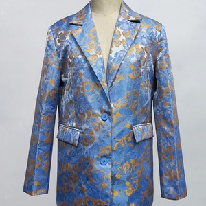 Trajes de Negocios para Mujer al por Mayor, Personalizados OEM, de un Solo Botón, Tejidos, Antiarrugas, de Manga Larga, Color Sólido, Casuales - Product Image 3