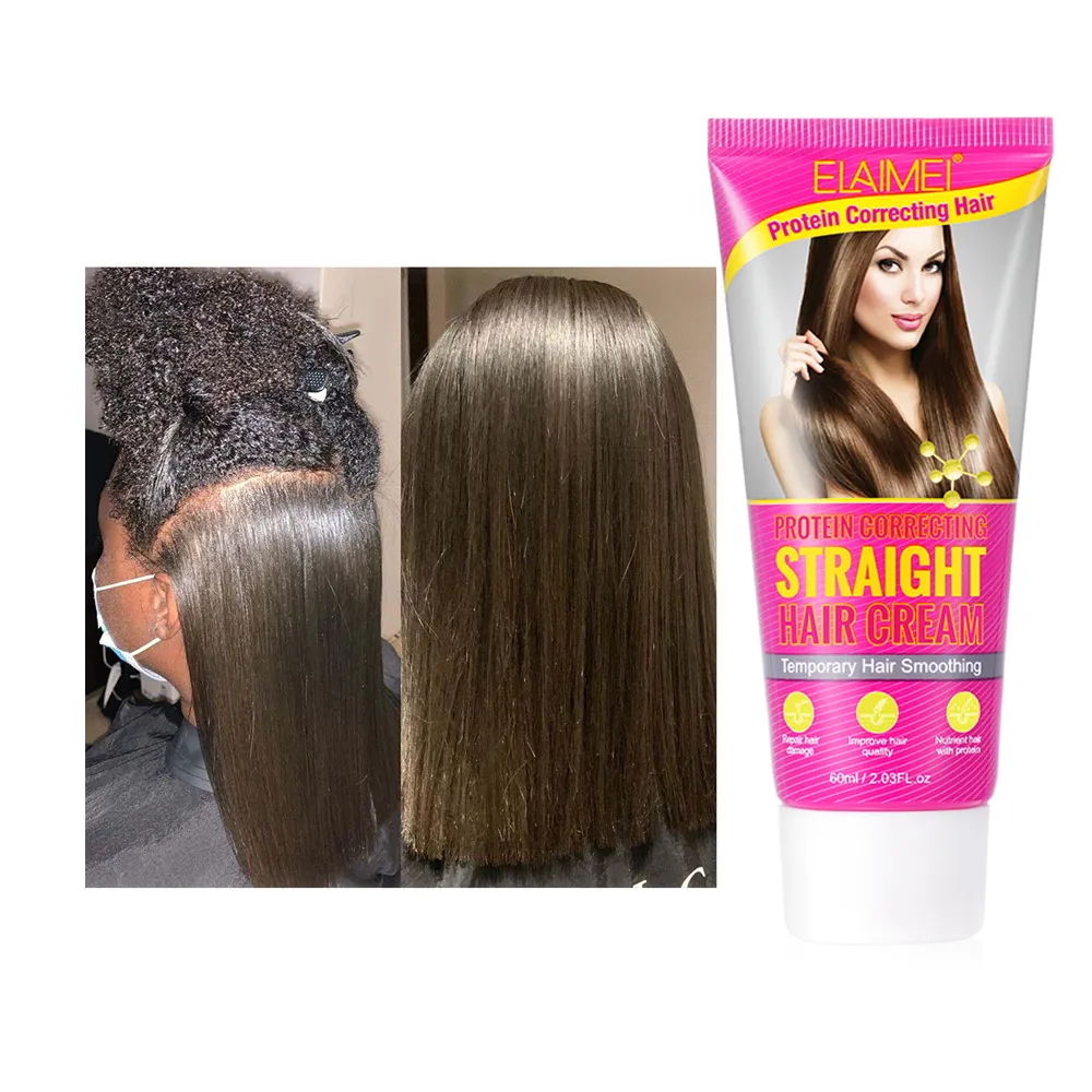 Professional Formula Brazilian Keratin Protein Hair Treatment Smooth Hair Keratina Protein Correcting Hair Straightener Cream