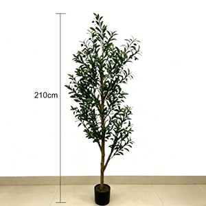Lifelike <b>Artificial</b> Olive <b>Tree</b> – Real Wood Trunk, UV Resistant for <b>Outdoor</b> Use - Product Image 2
