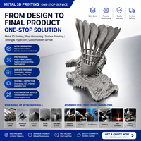 Service d'impression 3D SLM, imprimante 3D métallique qui imprime du métal, de l'aluminium, de l'acier inoxydable avec prise en charge 3MF/STL, tolérance de 0,3 mm
