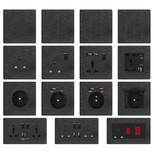 Fiko tường chuyển đổi ổ cắm anh tiêu chuẩn chống cháy PC đánh bóng với USB/Type-C hỗ trợ Nigeria/rwanda/Kenya - Product Image 4