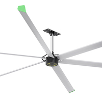 JULAI 6 pales 13ft refroidissement par air à faible bruit grands ventilateurs extracteurs industriels ventilateur HVLS