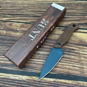 Couteau de poche pliant multi-usage 19 cm, lame CPM MagnaCut, pointe lance, bord plat, manche en lin industriel, pour camping en extérieur, DIY, OEM - Product Image 4