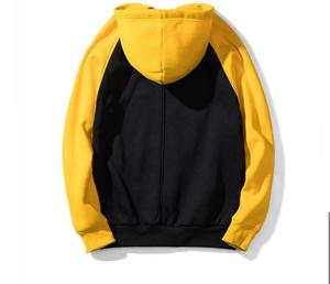 Giảm Giá Tốt Nhất Áo Hoodie Trơn Nhiều Màu Cho Nam Nhà Máy Thượng Hải <span class=keywords><strong>X</strong></span> XL 2XL Áo Hoodie Chui Đầu Hai Tông Màu Cho Nam - Product Image 2