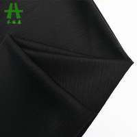 Tissu Zoom en crêpe Nida noir de jais en polyester et élasthanne tissé Mulinsen Textile