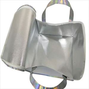 Sac isotherme pour gâteau aux fruits, sac à déjeuner, sac isotherme en aluminium non tissé, sac isotherme réutilisable pour les voyages et les pique-niques, sacs isothermes imperméables - Product Image 5