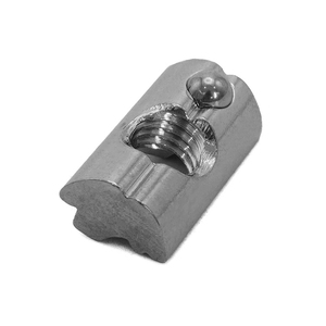 Tùy chỉnh DFH đánh bóng thép không gỉ 304 t khe cắm 8 trượt Nut M8 với mùa xuân nạp bóng - Product Image 1