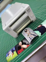 90% nouveau pour Fujifilm Ask300 couleur colorant sous imprimante photo utilisé et bien testé pour FUJI Ask-300 6 pouces sublimation imprimante photo