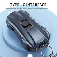 Conception de prise télescopique, mini batterie externe d'urgence pour clés, Android, iPhone, ultra-mince, portable, charge rapide sans fil 10W