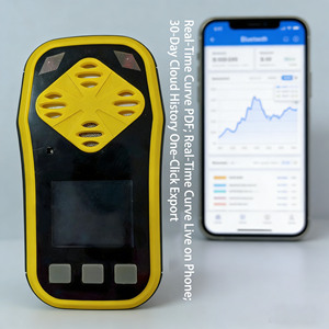 Kedi ve Köpek Güvenliği Kontrolü için Renkli LCD Ekranlı ve Üç Seviyeli <span class=keywords><strong>Alarm</strong></span> Özellikli El Tipi Taşınabilir 4'ü 1 Arada Çoklu Gaz Dedektörü - Product Image 4
