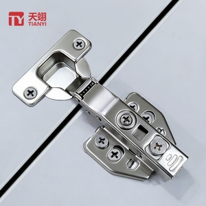 TIANYI Wholesale Furniture Hardware Soft Close Hydraulic Hinges 3D Adjustable Nickel Plated Durable for Kitchen Apartment - Product Image 1
