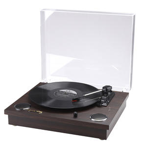 <span class=keywords><strong>Altavoces</strong></span> de aspecto Vintage, altavoz Bluetooth de música clásica <span class=keywords><strong>para</strong></span> <span class=keywords><strong>tocadiscos</strong></span>, reproductor de discos de vinilo de madera de diente azul portátil, fonógrafo - Product Image 2