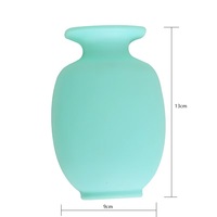 Vase mural, autocollant pour réfrigérateur, armoire murale, décorations murales en verre, vase à fleurs magique en plastique