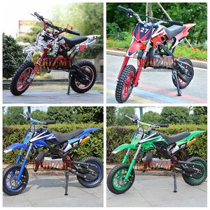 Moto <span class=keywords><strong>de</strong></span> Gas para niños 49CC 2 tiempos gasolina deportes <span class=keywords><strong>Cross</strong></span> bicicletas Minibike Pocketbike carrera todoterreno Dirt Bike Mini motocicleta - Product Image 2