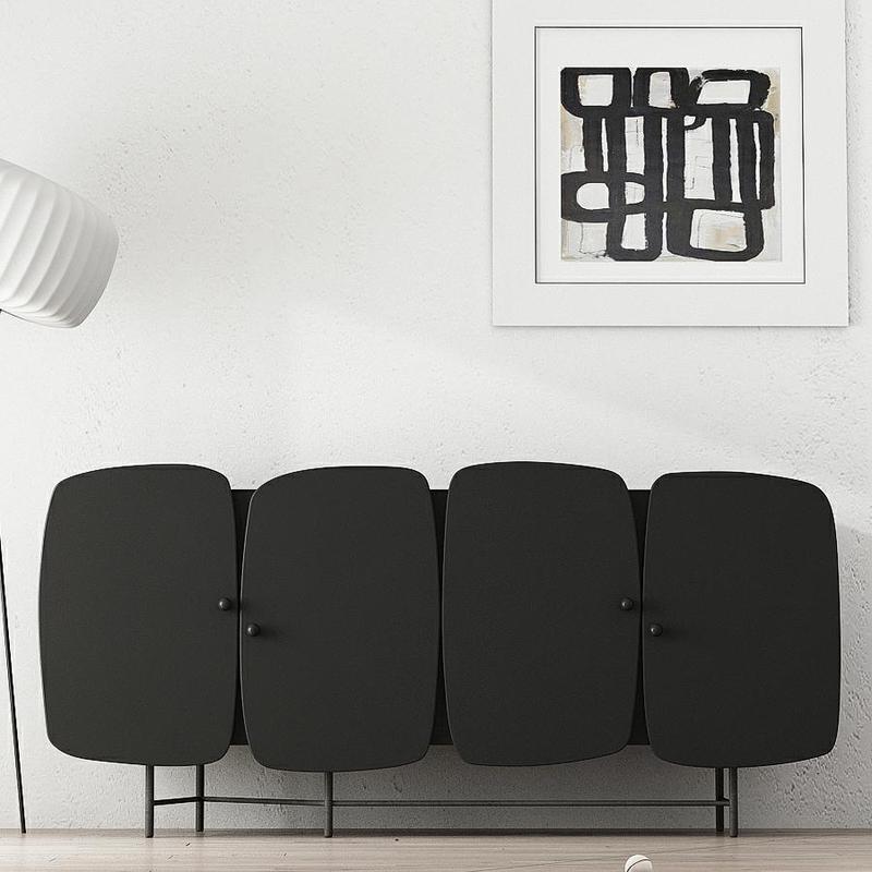 Modern Nordic Living Room Luxury Black