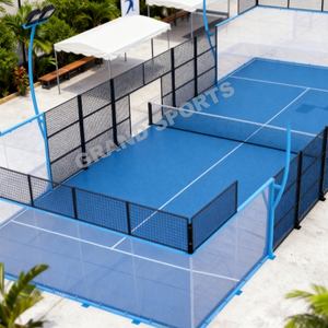 Pista <span class=keywords><strong>de</strong></span> Pádel Super Panorámica <span class=keywords><strong>de</strong></span> Vidrio Templado <span class=keywords><strong>de</strong></span> 12 mm, Recubrimiento <span class=keywords><strong>de</strong></span> Poliéster Super Resistente a la Intemperie, Duradera <span class=keywords><strong>de</strong></span> Primera Calidad - Product Image 3