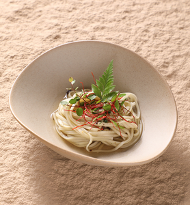 Bols à salade en céramique faits à la main rustiques assiettes profondes irrégulières bol de poterie à Dessert Vintage bols de service <span class=keywords><strong>vaisselle</strong></span> alimentaire occidentale - Product Image 6