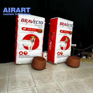 Annoncez la décoration <span class=keywords><strong>gonflable</strong></span> de sac, chien <span class=keywords><strong>gonflable</strong></span> d'impression de panneau d'affichage pour l'animalerie, promotion extérieure personnalisée de <span class=keywords><strong>ballon</strong></span> de nourriture pour chien - Product Image 3