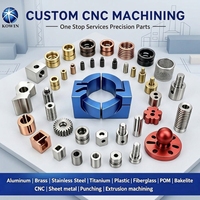 Composants en aluminium usinés CNC de précision pour boîtier de clavier mécanique, bouton moleté, équipement de lavage, garniture de rechange, bagues et composants