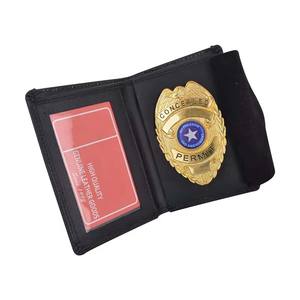 Bán sỉ tùy chỉnh AFP huy hiệu Pin kim loại dịch vụ phù hiệu đã nghỉ hưu với người giữ da - Product Image 3