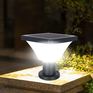 Lámpara Solar de Columna para Exteriores, Venta al Por Mayor del Fabricante, Lámpara Solar de Pilar con Cuerpo de Aluminio para Parque, Patio, Camino, Puerta y Valla - Product Image 3