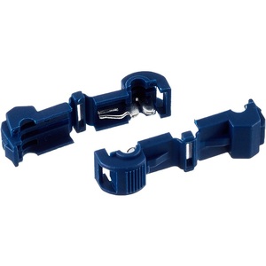Pince de connexion en forme de T bleue, 100 pièces, pour borne de connecteur de câblage électrique - Product Image 1