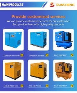 Công nghiệp 7.5KW 10HP dầu tiêm vít im lặng Máy nén khí 8bar 12bar giá thấp 380V động cơ khí sản xuất không khí công nghiệp - Product Image 4