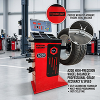 Araba Lastiği Tekerlek Dengeleme Makinesi 0.25kW 110 230V 10-24 İnç Jant Oto Tamirhanesi Lastik Servisi için Güvenilir Çalışma