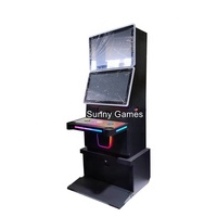 Máquina de Juego Arcade Fury Series Skill Cabinet de 23.6 Pulgadas con Doble Pantalla Táctil, Personalizada en Negro para Gabinetes de Juegos de Diversión