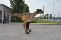 Costume de dinosaure animatronique personnalisé, costume de dinosaure électrique animatronique pour parc d'attractions, modèle animatronique