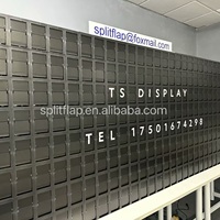 Pantalla de solapa dividida Tablero de salida de estilo antiguo Tablero de salida de solapa dividida