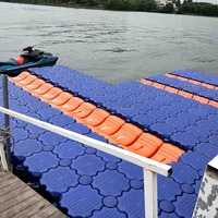 Flotteurs de ponton en plastique de couleur personnalisée pour kits de quai flottant modulaire