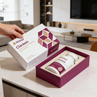 Boîtes d'emballage en carton pliables avec impression personnalisée pour les médicaments, les compléments alimentaires et les vitamines