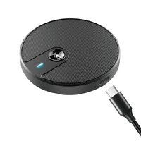4-8 kişi toplantılar için 3 metre uzun menzilli ses alma ile USB & AUX3.5 arayüzü çok yönlü mikrofon