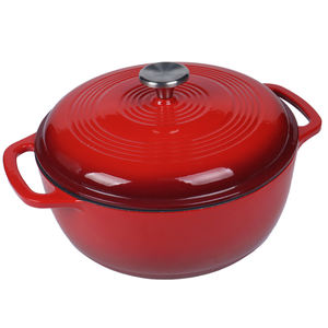 Casserole <span class=keywords><strong>en</strong></span> <span class=keywords><strong>fonte</strong></span> émaillée, pot à frire hollandais, pour sublimer vos repas, prête à rehausser l'esthétique de votre cuisine. - Product Image 5