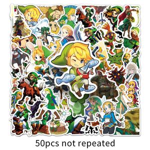 50 autocollants graffiti <span class=keywords><strong>Zelda</strong></span> neufs pour décorer les bouteilles, autocollants de dessin animé The Legend of <span class=keywords><strong>Zelda</strong></span> - Product Image 5
