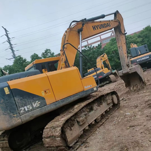 Excavadora de orugas multifunción de Corea Original usada Hyundai 215-9 Motor Yanmar Motor de alta eficiencia en buenas condiciones Venta - Product Image 1