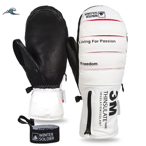 Gants isolés chauds d'usine pour l'hiver, pour hommes et femmes, imperméables, compatibles écran tactile, coupe-vent, doublés polaire pour le snowboard et le <span class=keywords><strong>ski</strong></span> - Product Image 1