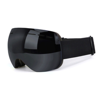 Nouvelles lunettes de ski anti-buée à double cylindre renforcé, avec lentille personnalisée et éponge haute densité, prix usine