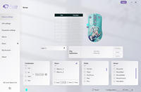 AKKO AG ONE 3950 Mouse Gaming Sensor PAW3950 Desain Ergonomis untuk Tangan Kanan Nirkabel 2.4GHz Laju Polling 8.000 Hz 8