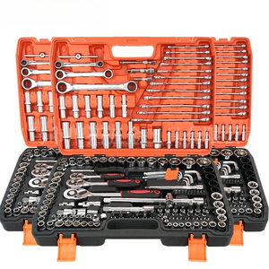 Juego <span class=keywords><strong>de</strong></span> Llaves <span class=keywords><strong>de</strong></span> Trinquete <span class=keywords><strong>de</strong></span> 151 Piezas, Acero al Cromo Vanadio, para Mantenimiento Automotriz y <span class=keywords><strong>de</strong></span> Locomotoras, Caja <span class=keywords><strong>de</strong></span> <span class=keywords><strong>Herramientas</strong></span> Rígida <span class=keywords><strong>de</strong></span> 47x33x10cm - Product Image 3