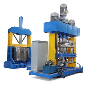 Mélangeur planétaire à double rotor pour machine de mélange et de distribution de puissance à levage hydraulique, pour ligne de production de mastic solaire - Product Image 1