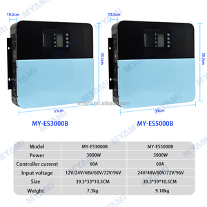 Inversor Híbrido Solar Monofásico MYAMi de 3KW 5KW con Controlador MPPT de 60A, Inversor de CA para <span class=keywords><strong>Casa</strong></span>, Frecuencia de Salida de 230VAC 60Hz - Product Image 6