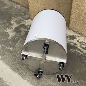 Cubo de Hielo Moderno de Acero Inoxidable con Impresión Completa de 20*19.5cm para Vino, Cerveza y Cócteles - Almacenamiento y Enfriamiento de Bebidas para Bares y Fiestas - Product Image 2