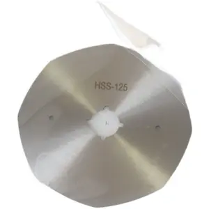 5 inch diameter cutting blade for textiles used on round knife cloth cutting machine RC-125 RSD-125