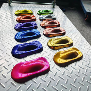 Pintura de Cromo Negro Termoestable con Recubrimiento en Polvo de Cromo Negro Espejo para Metal, Aluminio, Edificios y Ruedas de Automóviles - Product Image 2