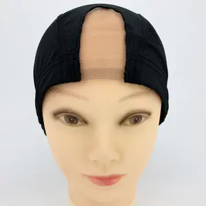 BH-037 Depan Renda Tenun Wig Topi Foundation Dalam Dasar Dalam Wig Membuat Rambut Ekstensi Topi Wig Rambut Pakan