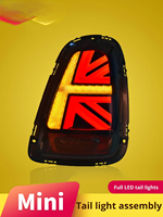 Pour BMW Mini R56 assemblage de feu arrière pour 07-13 modèles Union Jack LED feux arrière lentille claire 12V nouvel état modifié R57R58
