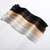 Nouvelles extensions de cheveux naturels Remy russes 100% humains, micro-fines, invisibles, sans couture, double tirage, design populaire et innovant